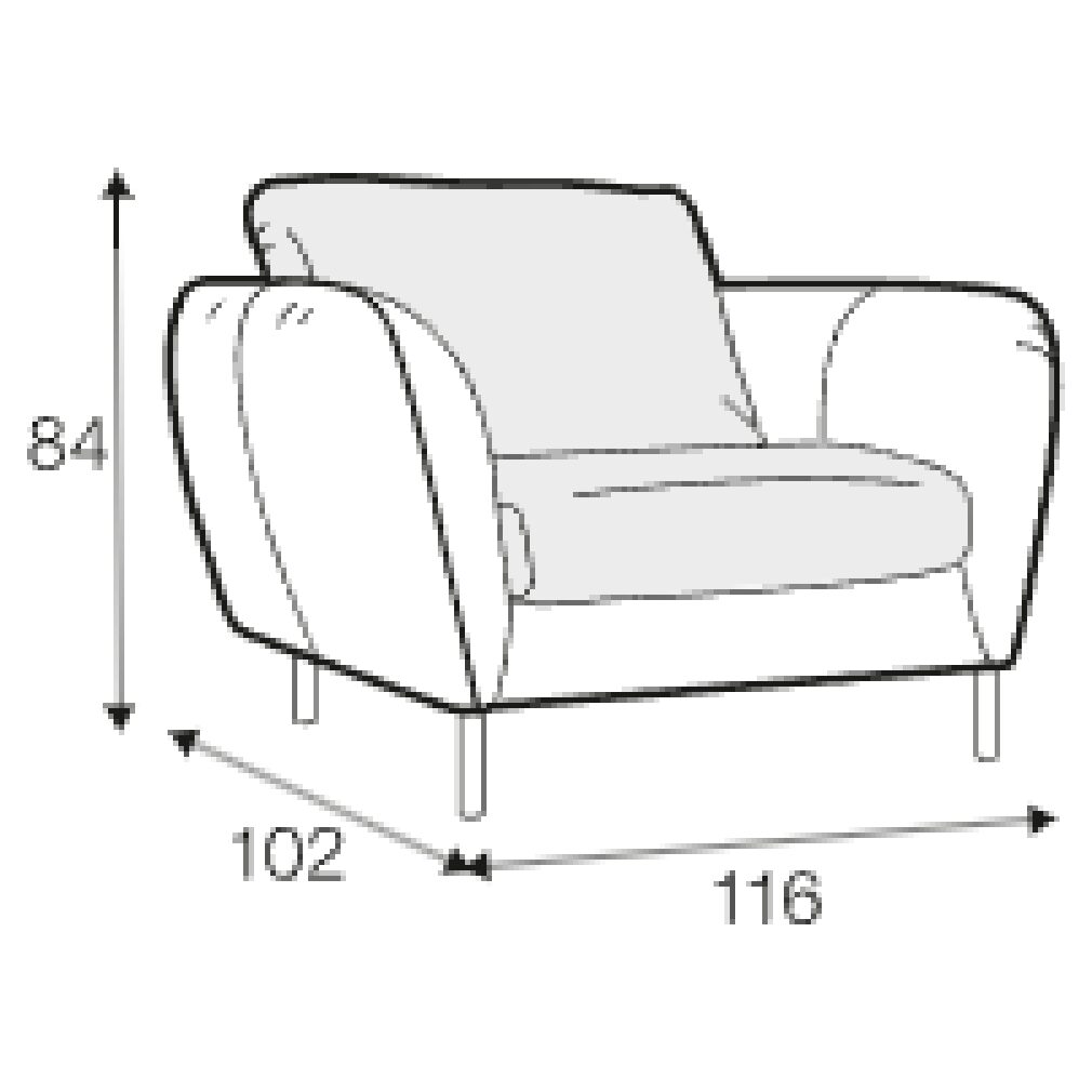 Emma Armchair by Sits