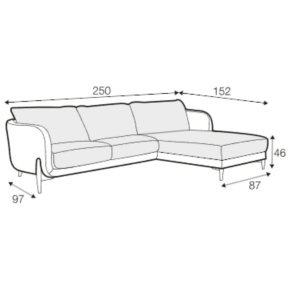 Jenny Set 1 corner sofa by Sits