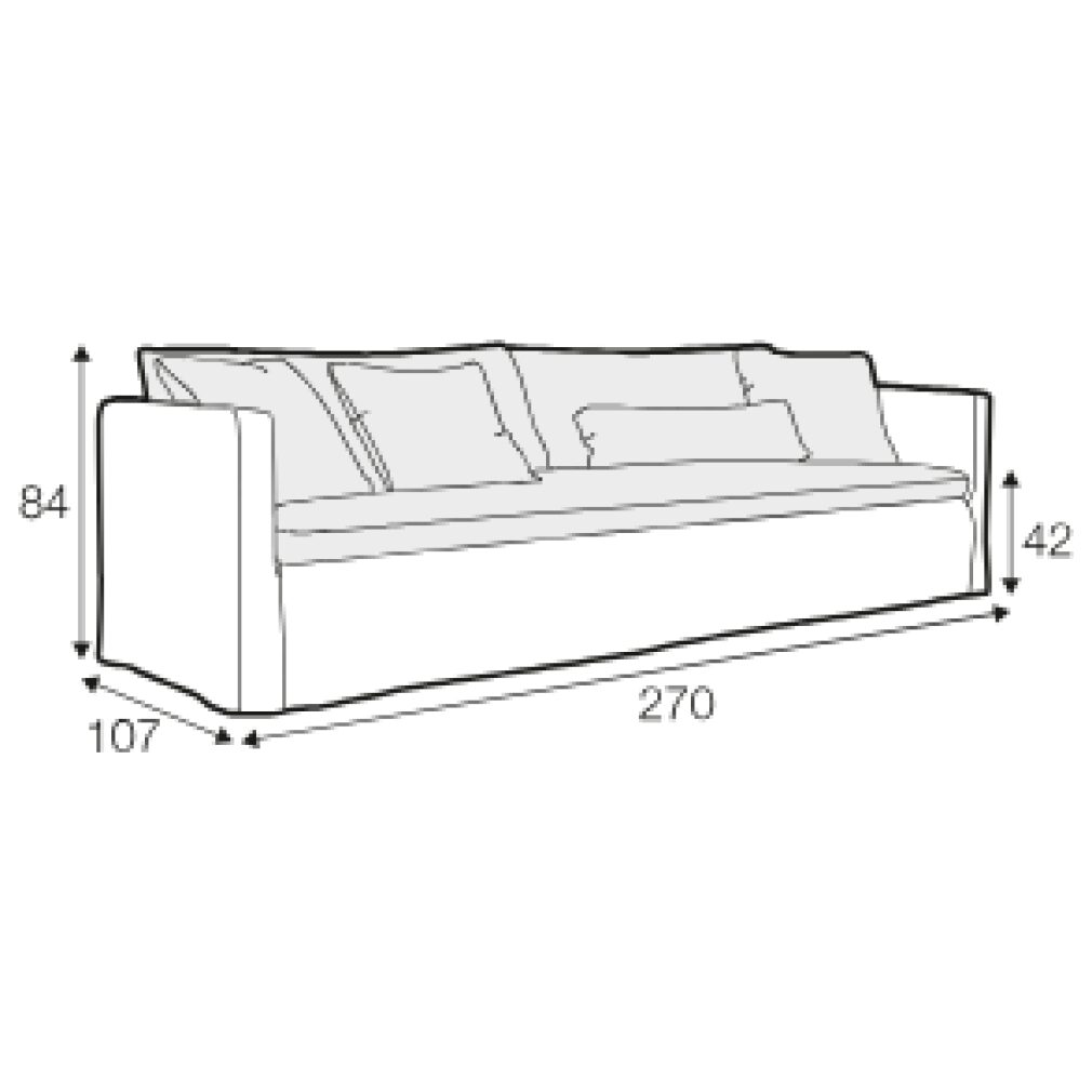 Kittle Order - Lill sofa and foot stool