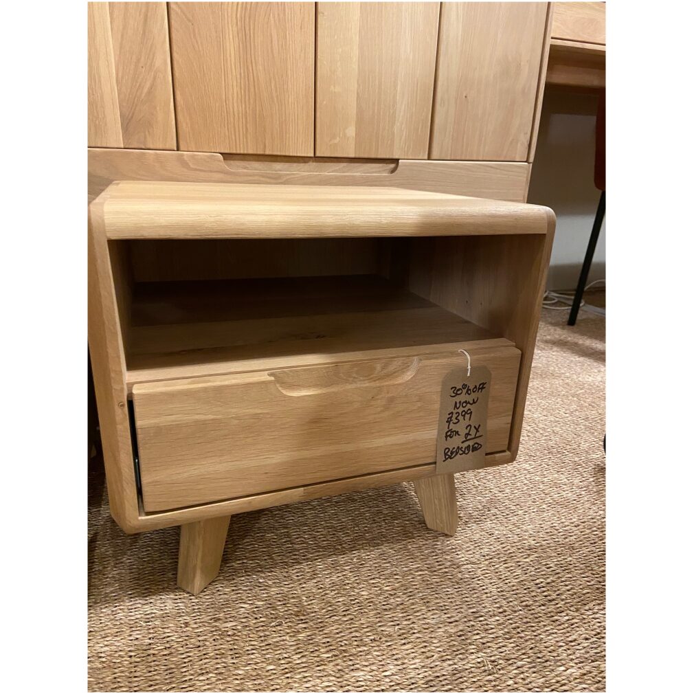Ex Display - Pair of Nightstand Bedside units - Como Bedroom Furniture Range