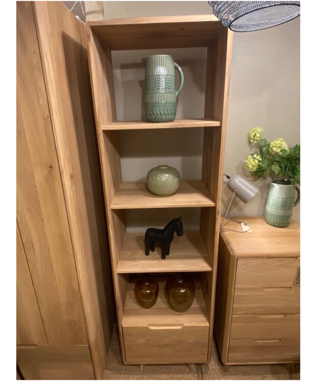 Tall Slim Display Unit - Bookcase - Como Living and Dining Range