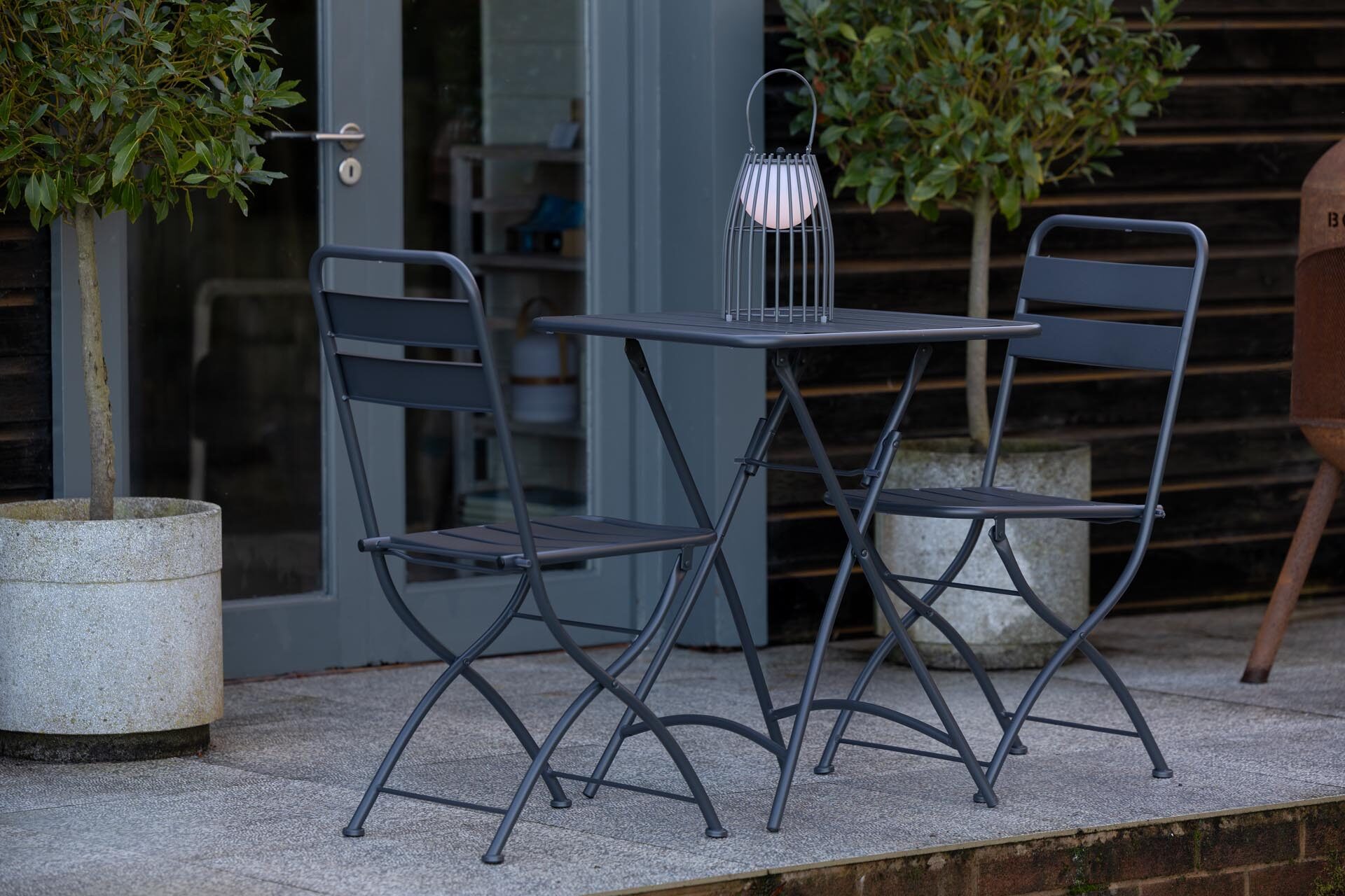 Trattoria Bistro Set – Folding Table & Chairs