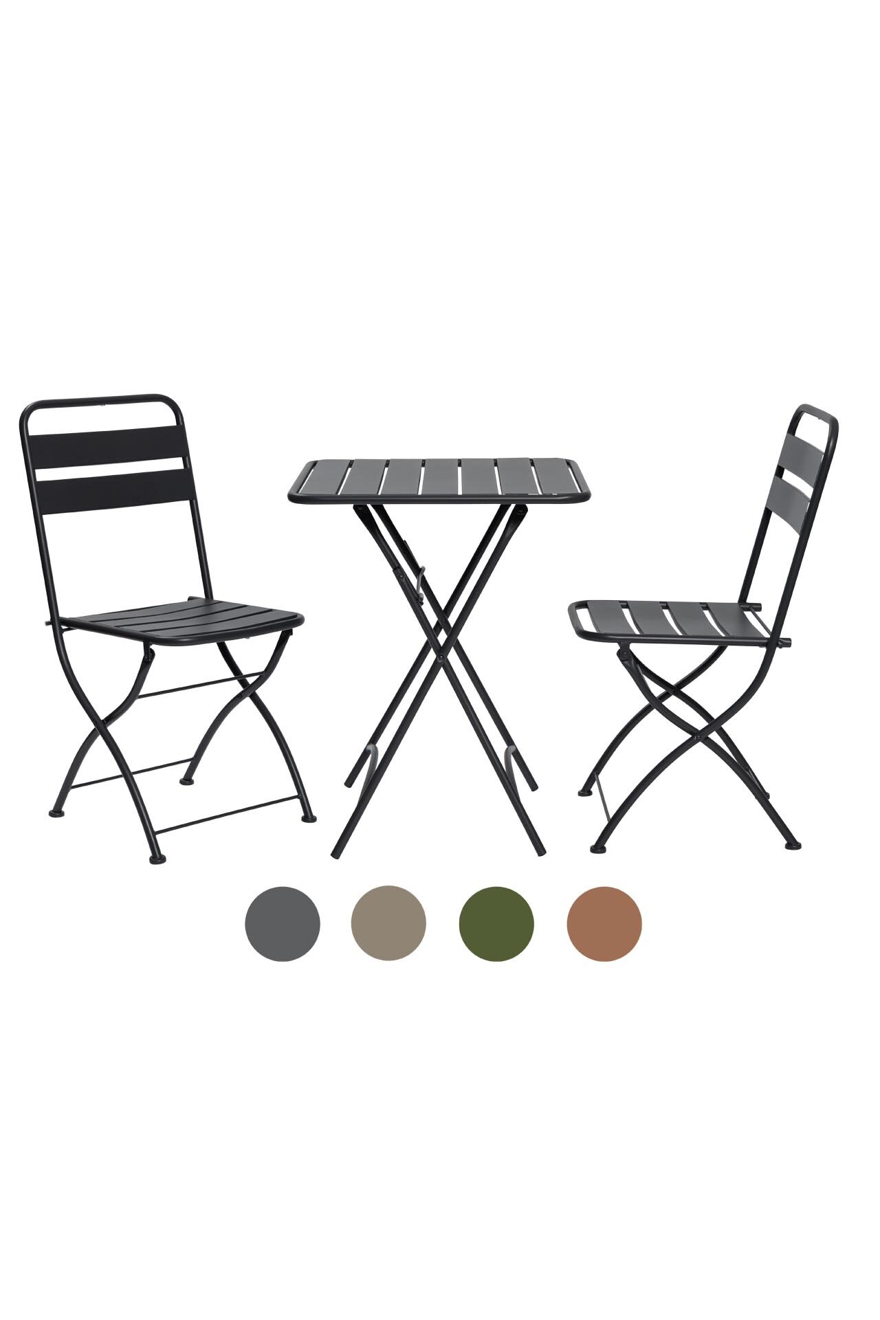 Trattoria Bistro Set – Folding Table & Chairs
