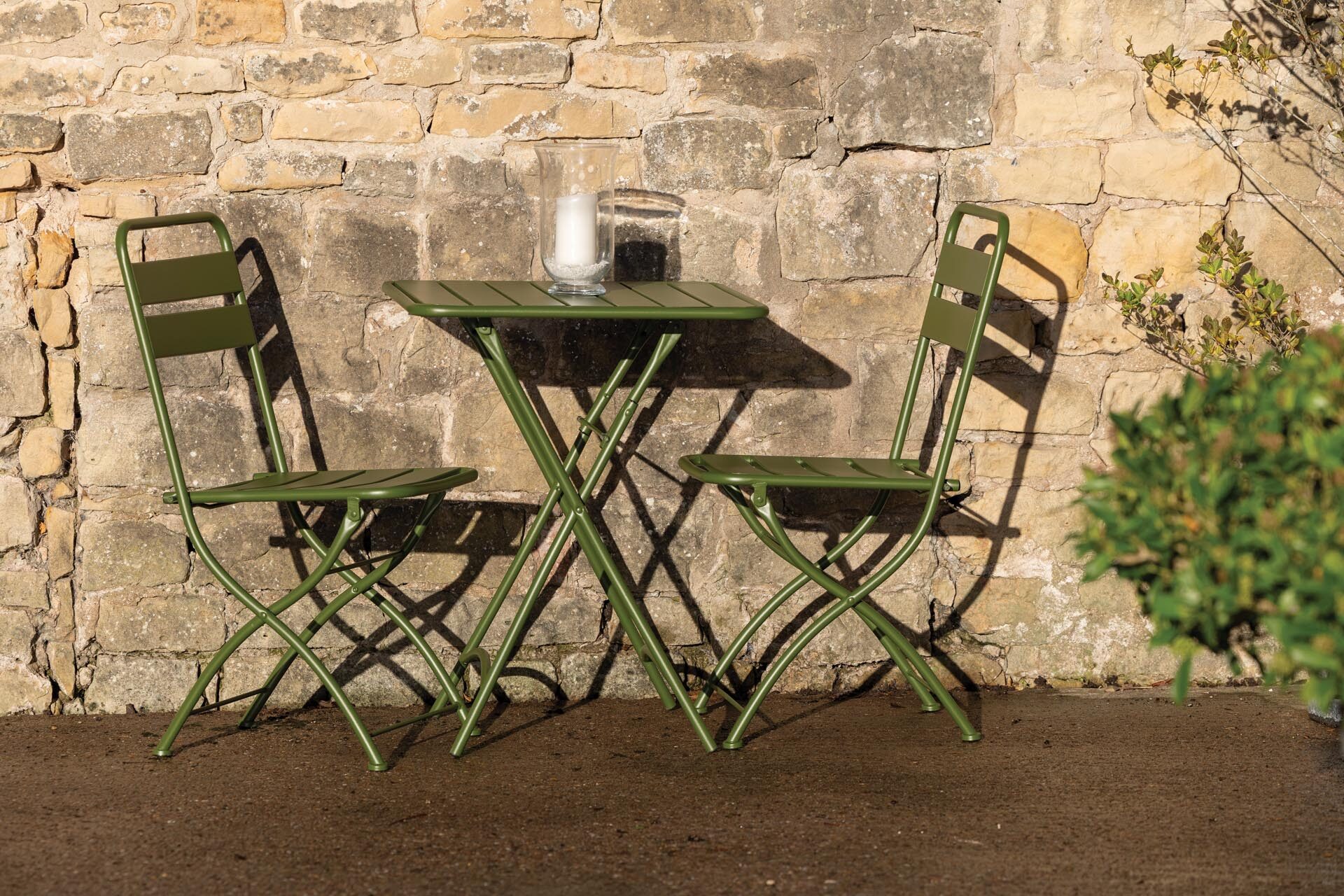 Trattoria Bistro Set – Folding Table & Chairs