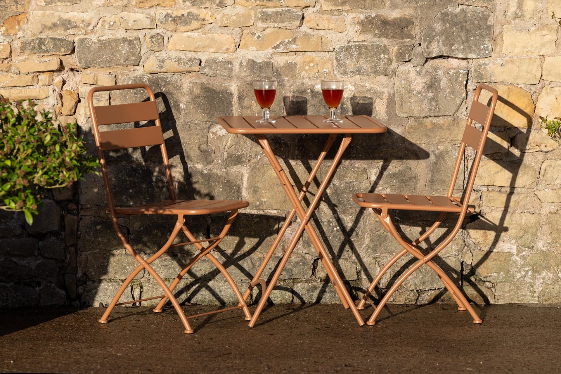 Trattoria Bistro Set – Folding Table & Chairs