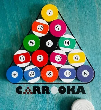 Carrooka Pool 8 Pucks -