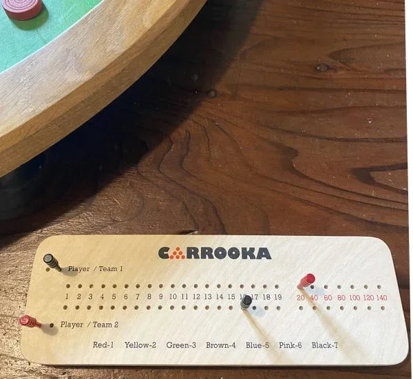 Official Carrooka Wooden Scoreboard & Pegs - Break Counter