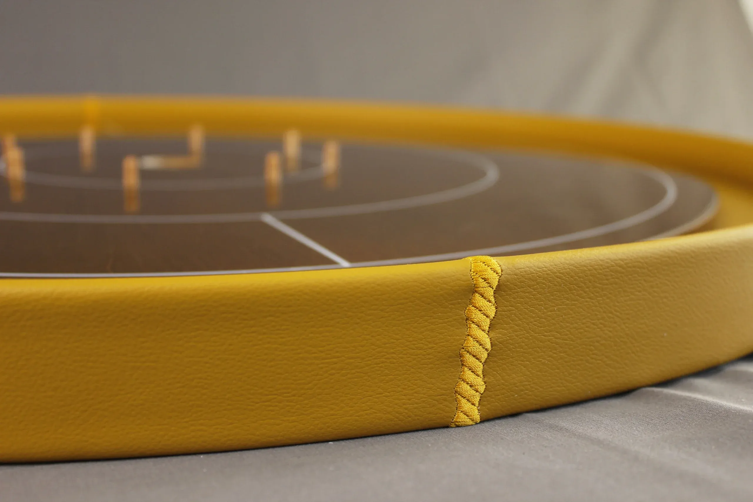 Crokinole Tournament Size by Woodestic - Cherry / Crimson - bundle